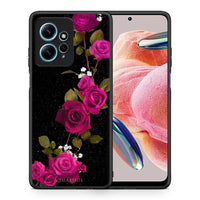 Thumbnail for Θήκη Xiaomi Redmi Note 12 4G / Redmi K60 Pro Flower Red Roses από τη Smartfits με σχέδιο στο πίσω μέρος και μαύρο περίβλημα | Xiaomi Redmi Note 12 4G / Redmi K60 Pro Flower Red Roses Case with Colorful Back and Black Bezels