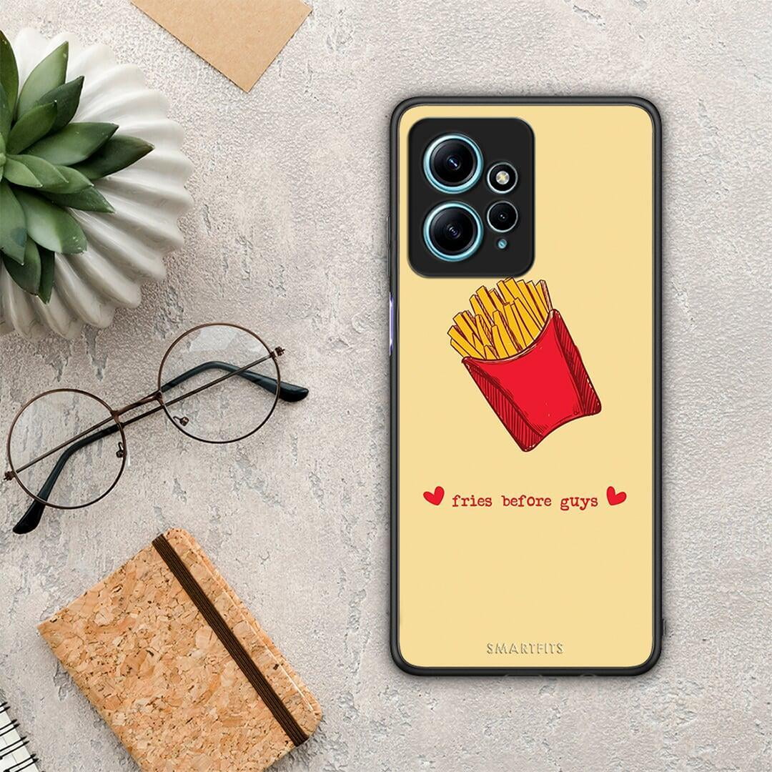 Θήκη Xiaomi Redmi Note 12 4G / Redmi K60 Pro Fries Before Guys από τη Smartfits με σχέδιο στο πίσω μέρος και μαύρο περίβλημα | Xiaomi Redmi Note 12 4G / Redmi K60 Pro Fries Before Guys Case with Colorful Back and Black Bezels