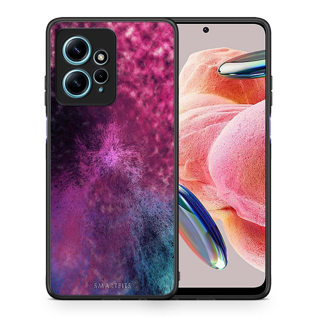 Θήκη Xiaomi Redmi Note 12 4G / Redmi K60 Pro Galactic Aurora από τη Smartfits με σχέδιο στο πίσω μέρος και μαύρο περίβλημα | Xiaomi Redmi Note 12 4G / Redmi K60 Pro Galactic Aurora Case with Colorful Back and Black Bezels