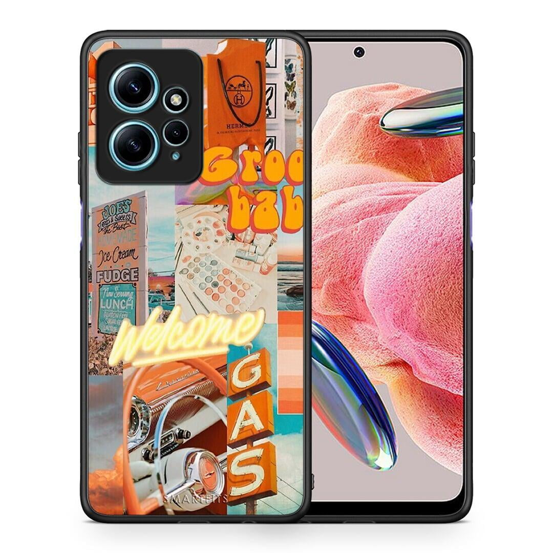 Θήκη Xiaomi Redmi Note 12 4G / Redmi K60 Pro Groovy Babe από τη Smartfits με σχέδιο στο πίσω μέρος και μαύρο περίβλημα | Xiaomi Redmi Note 12 4G / Redmi K60 Pro Groovy Babe Case with Colorful Back and Black Bezels