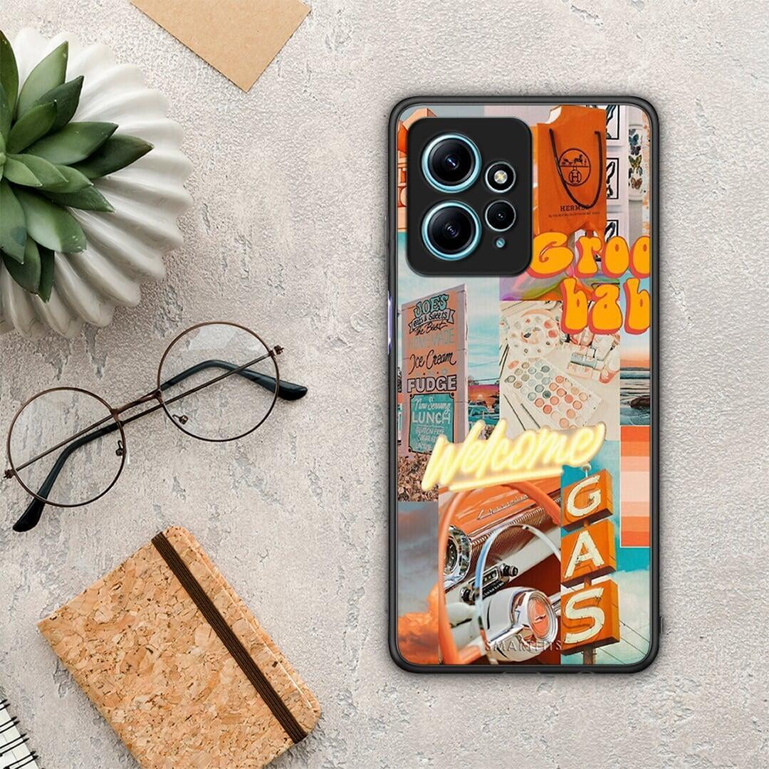 Θήκη Xiaomi Redmi Note 12 4G / Redmi K60 Pro Groovy Babe από τη Smartfits με σχέδιο στο πίσω μέρος και μαύρο περίβλημα | Xiaomi Redmi Note 12 4G / Redmi K60 Pro Groovy Babe Case with Colorful Back and Black Bezels