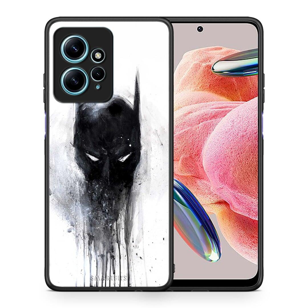 Θήκη Xiaomi Redmi Note 12 4G / Redmi K60 Pro Hero Paint Bat από τη Smartfits με σχέδιο στο πίσω μέρος και μαύρο περίβλημα | Xiaomi Redmi Note 12 4G / Redmi K60 Pro Hero Paint Bat Case with Colorful Back and Black Bezels