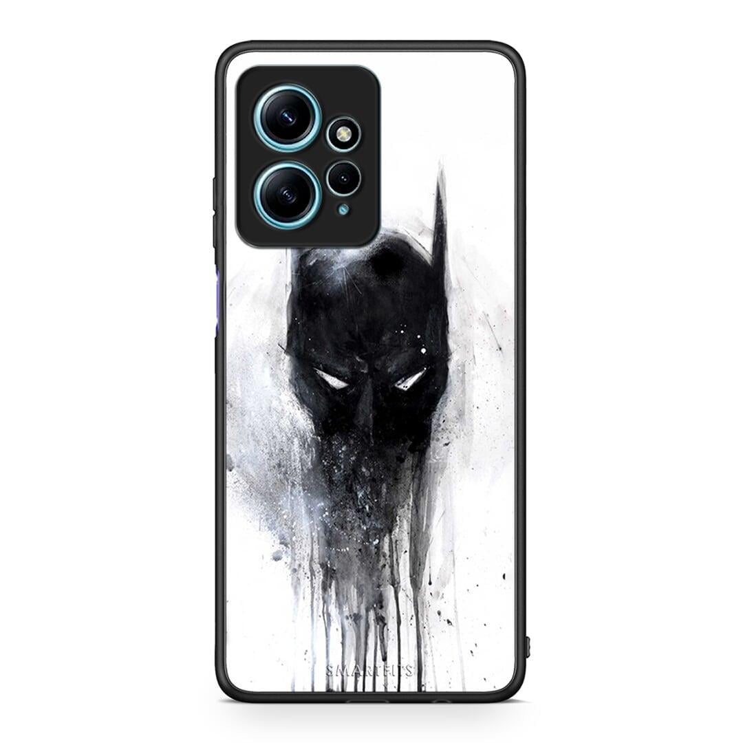 Θήκη Xiaomi Redmi Note 12 4G / Redmi K60 Pro Hero Paint Bat από τη Smartfits με σχέδιο στο πίσω μέρος και μαύρο περίβλημα | Xiaomi Redmi Note 12 4G / Redmi K60 Pro Hero Paint Bat Case with Colorful Back and Black Bezels