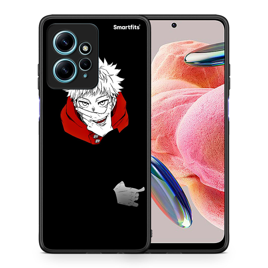 Θήκη Xiaomi Redmi Note 12 4G / Redmi K60 Pro Itadori Anime από τη Smartfits με σχέδιο στο πίσω μέρος και μαύρο περίβλημα | Xiaomi Redmi Note 12 4G / Redmi K60 Pro Itadori Anime Case with Colorful Back and Black Bezels