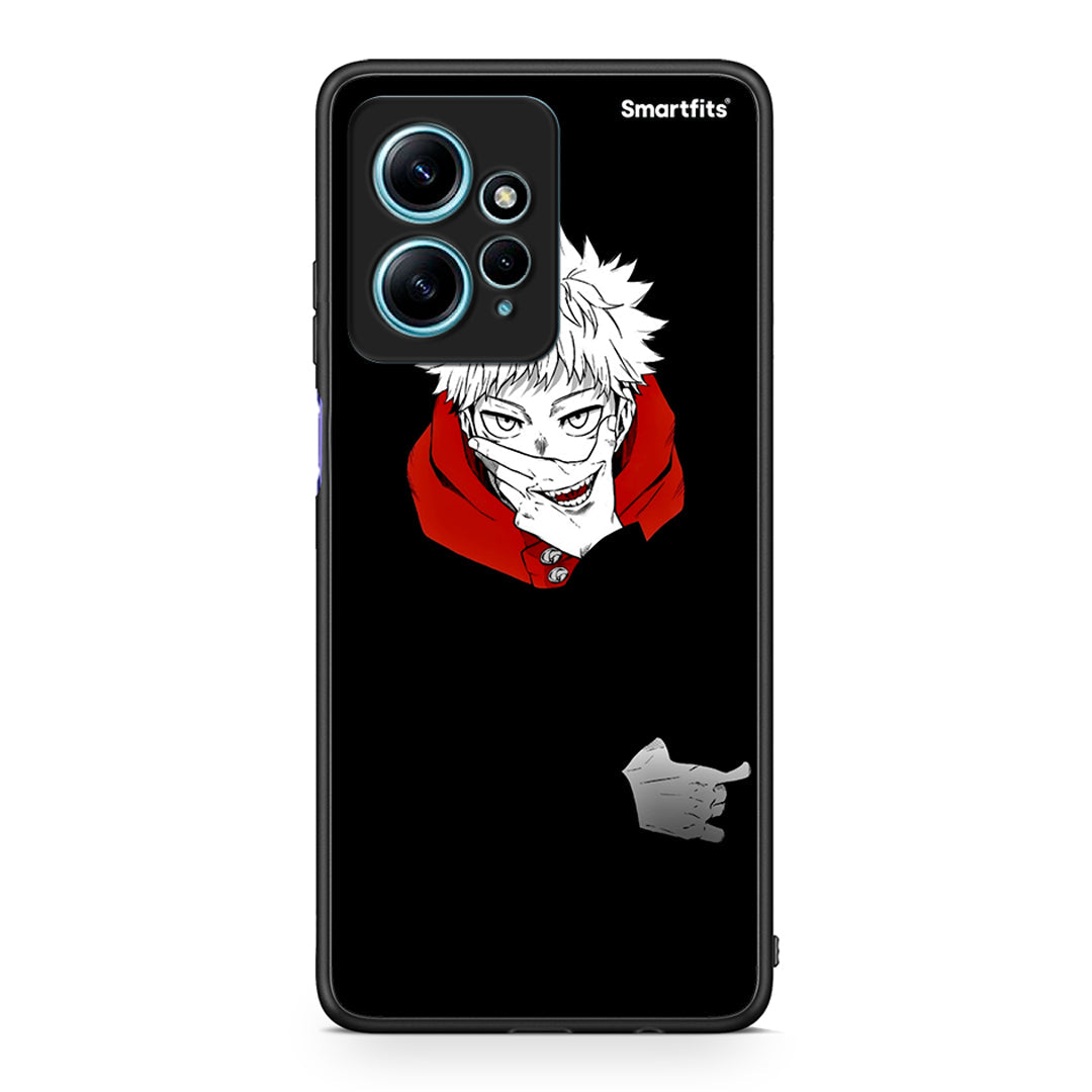 Θήκη Xiaomi Redmi Note 12 4G / Redmi K60 Pro Itadori Anime από τη Smartfits με σχέδιο στο πίσω μέρος και μαύρο περίβλημα | Xiaomi Redmi Note 12 4G / Redmi K60 Pro Itadori Anime Case with Colorful Back and Black Bezels