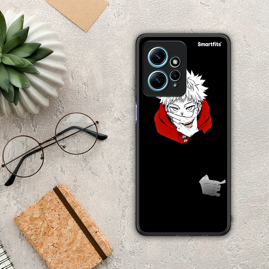 Θήκη Xiaomi Redmi Note 12 4G / Redmi K60 Pro Itadori Anime από τη Smartfits με σχέδιο στο πίσω μέρος και μαύρο περίβλημα | Xiaomi Redmi Note 12 4G / Redmi K60 Pro Itadori Anime Case with Colorful Back and Black Bezels