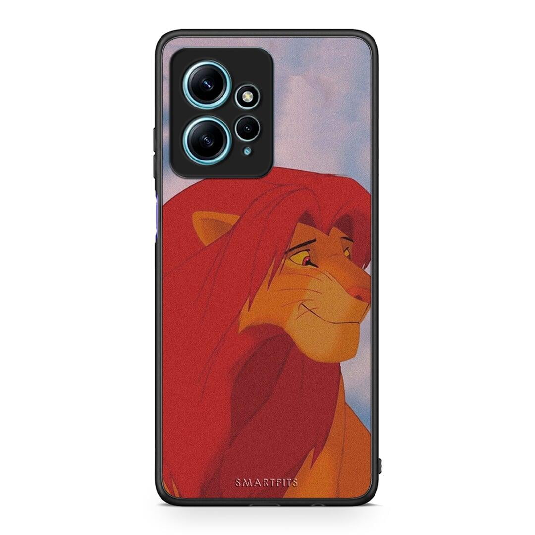 Θήκη Xiaomi Redmi Note 12 4G / Redmi K60 Pro Lion Love 1 από τη Smartfits με σχέδιο στο πίσω μέρος και μαύρο περίβλημα | Xiaomi Redmi Note 12 4G / Redmi K60 Pro Lion Love 1 Case with Colorful Back and Black Bezels