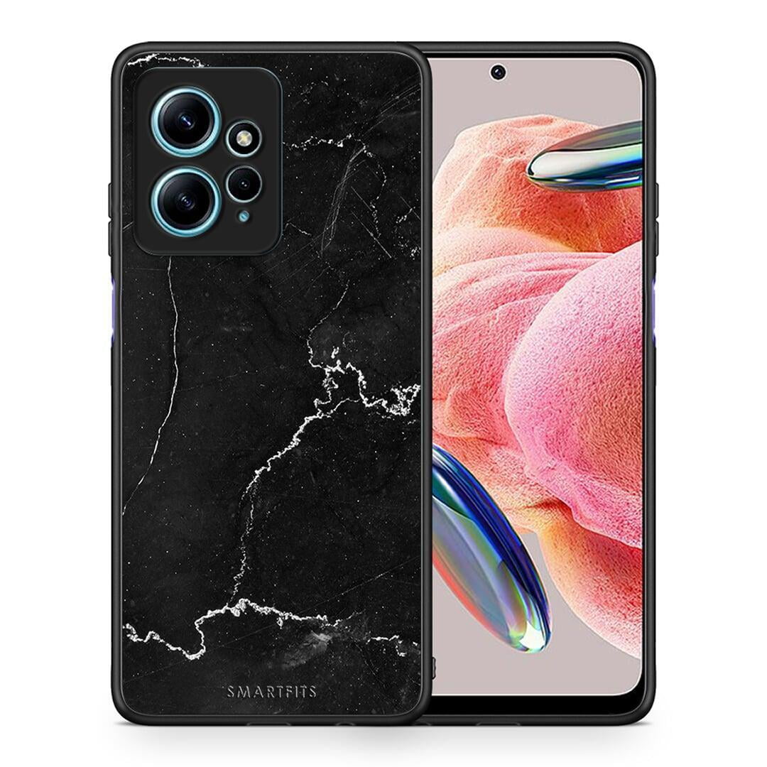 Θήκη Xiaomi Redmi Note 12 4G / Redmi K60 Pro Marble Black από τη Smartfits με σχέδιο στο πίσω μέρος και μαύρο περίβλημα | Xiaomi Redmi Note 12 4G / Redmi K60 Pro Marble Black Case with Colorful Back and Black Bezels