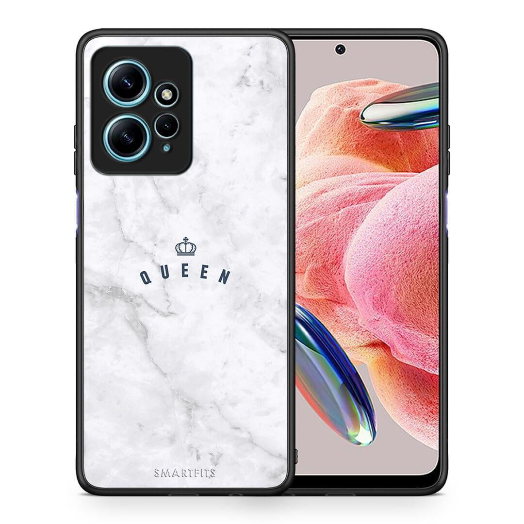 Θήκη Xiaomi Redmi Note 12 4G / Redmi K60 Pro Marble Queen από τη Smartfits με σχέδιο στο πίσω μέρος και μαύρο περίβλημα | Xiaomi Redmi Note 12 4G / Redmi K60 Pro Marble Queen Case with Colorful Back and Black Bezels