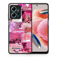 Thumbnail for Θήκη Xiaomi Redmi Note 12 4G / Redmi K60 Pro Pink Love από τη Smartfits με σχέδιο στο πίσω μέρος και μαύρο περίβλημα | Xiaomi Redmi Note 12 4G / Redmi K60 Pro Pink Love Case with Colorful Back and Black Bezels