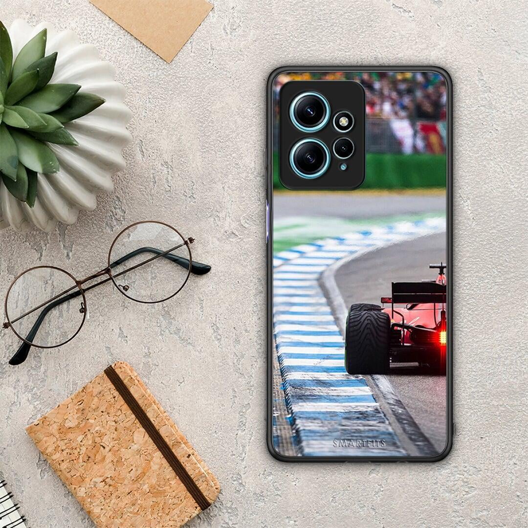 Θήκη Xiaomi Redmi Note 12 4G / Redmi K60 Pro Racing Vibes από τη Smartfits με σχέδιο στο πίσω μέρος και μαύρο περίβλημα | Xiaomi Redmi Note 12 4G / Redmi K60 Pro Racing Vibes Case with Colorful Back and Black Bezels