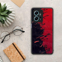 Thumbnail for Θήκη Xiaomi Redmi Note 12 4G / Redmi K60 Pro Red Paint από τη Smartfits με σχέδιο στο πίσω μέρος και μαύρο περίβλημα | Xiaomi Redmi Note 12 4G / Redmi K60 Pro Red Paint Case with Colorful Back and Black Bezels