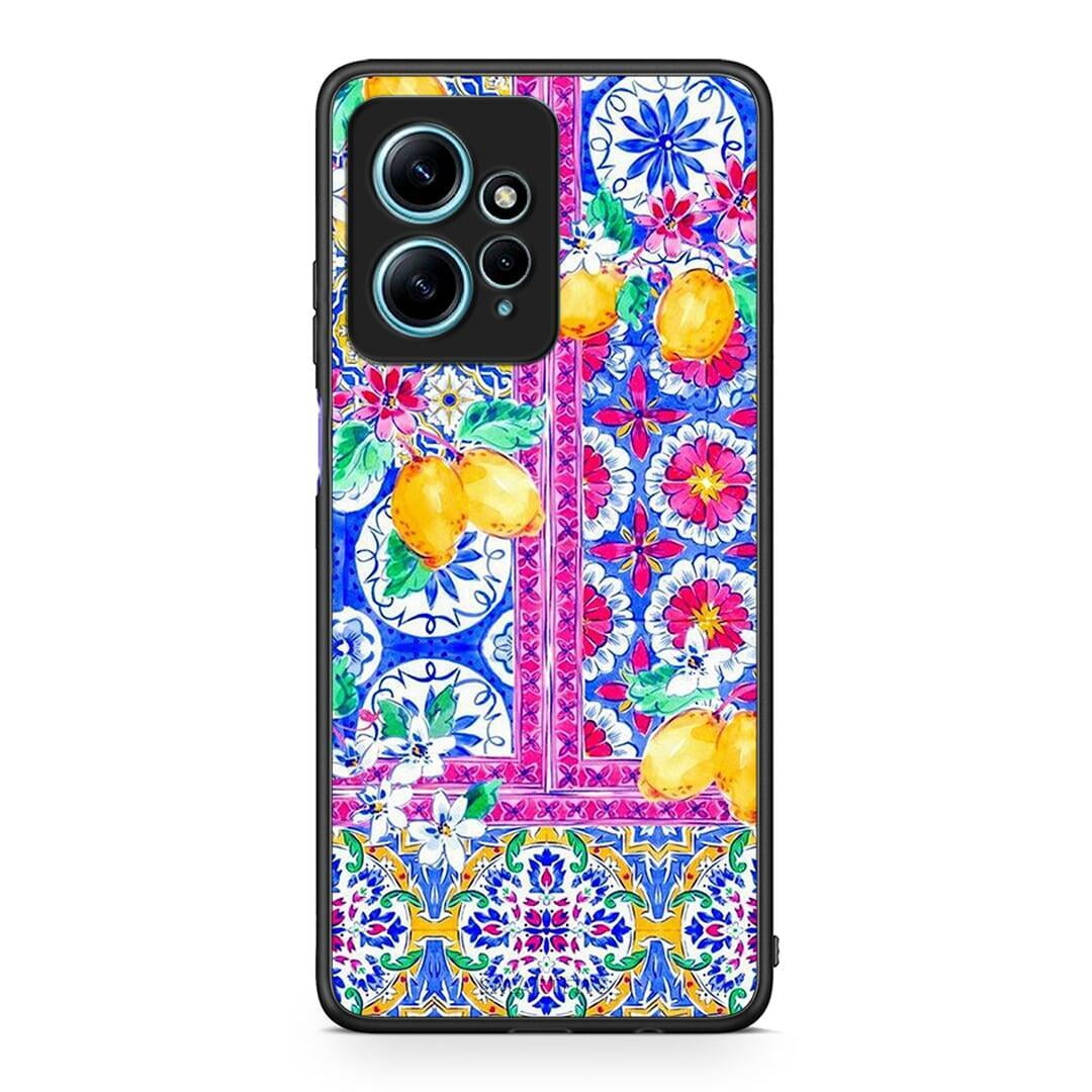 Θήκη Xiaomi Redmi Note 12 4G / Redmi K60 Pro Retro Spring από τη Smartfits με σχέδιο στο πίσω μέρος και μαύρο περίβλημα | Xiaomi Redmi Note 12 4G / Redmi K60 Pro Retro Spring Case with Colorful Back and Black Bezels