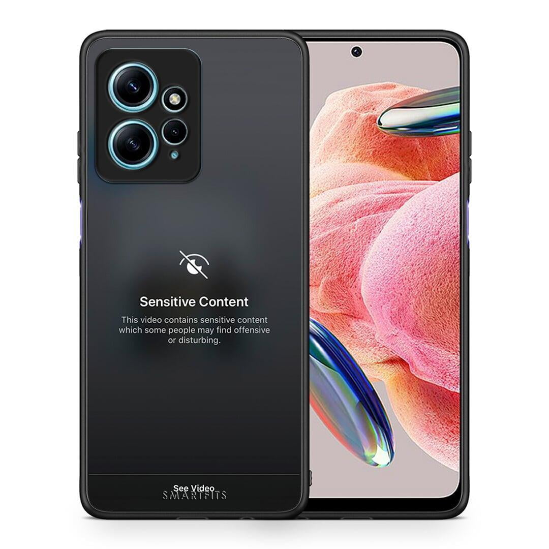 Θήκη Xiaomi Redmi Note 12 4G / Redmi K60 Pro Sensitive Content από τη Smartfits με σχέδιο στο πίσω μέρος και μαύρο περίβλημα | Xiaomi Redmi Note 12 4G / Redmi K60 Pro Sensitive Content Case with Colorful Back and Black Bezels