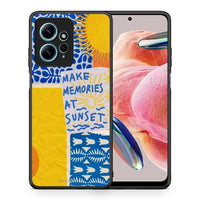 Thumbnail for Θήκη Xiaomi Redmi Note 12 4G Sunset Memories από τη Smartfits με σχέδιο στο πίσω μέρος και μαύρο περίβλημα | Xiaomi Redmi Note 12 4G Sunset Memories Case with Colorful Back and Black Bezels