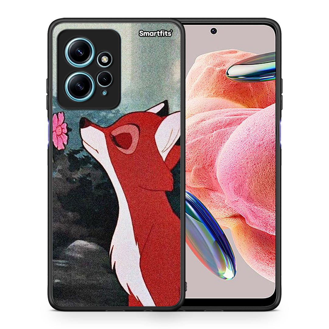 Θήκη Xiaomi Redmi Note 12 4G / Redmi K60 Pro Tod And Vixey Love 2 από τη Smartfits με σχέδιο στο πίσω μέρος και μαύρο περίβλημα | Xiaomi Redmi Note 12 4G / Redmi K60 Pro Tod And Vixey Love 2 Case with Colorful Back and Black Bezels