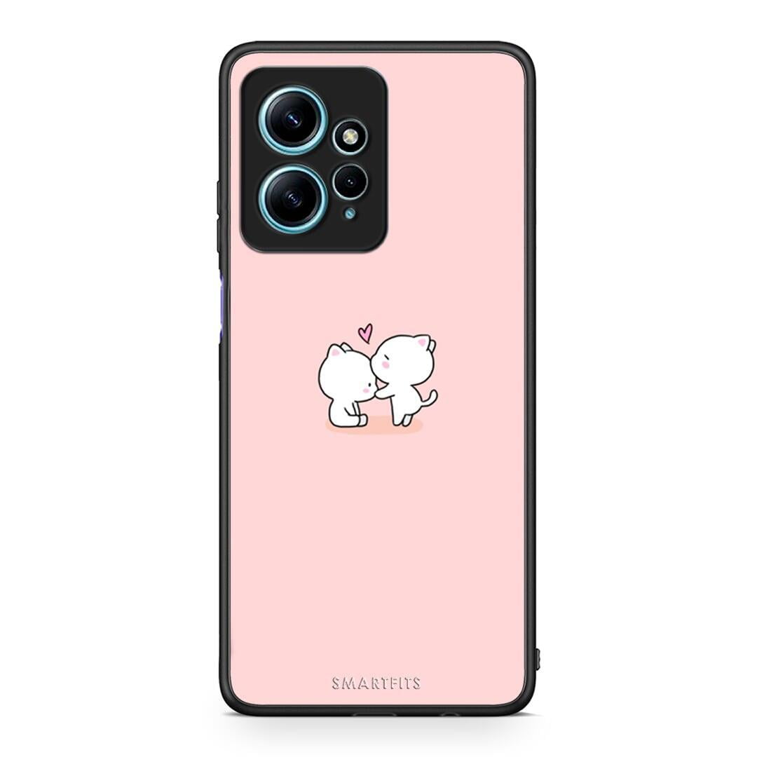 Θήκη Xiaomi Redmi Note 12 4G / Redmi K60 Pro Valentine Love από τη Smartfits με σχέδιο στο πίσω μέρος και μαύρο περίβλημα | Xiaomi Redmi Note 12 4G / Redmi K60 Pro Valentine Love Case with Colorful Back and Black Bezels