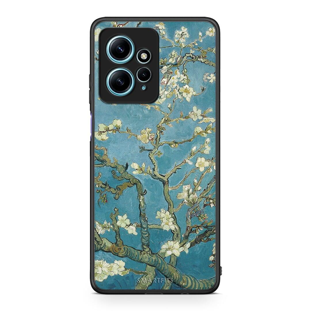 Θήκη Xiaomi Redmi Note 12 4G / Redmi K60 Pro White Blossoms από τη Smartfits με σχέδιο στο πίσω μέρος και μαύρο περίβλημα | Xiaomi Redmi Note 12 4G / Redmi K60 Pro White Blossoms Case with Colorful Back and Black Bezels