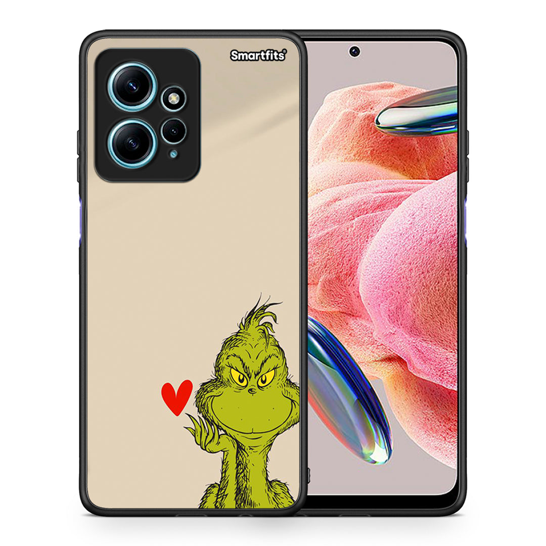 Θήκη Xiaomi Redmi Note 12 4G / Redmi K60 Pro Xmas Grinch από τη Smartfits με σχέδιο στο πίσω μέρος και μαύρο περίβλημα | Xiaomi Redmi Note 12 4G / Redmi K60 Pro Xmas Grinch Case with Colorful Back and Black Bezels