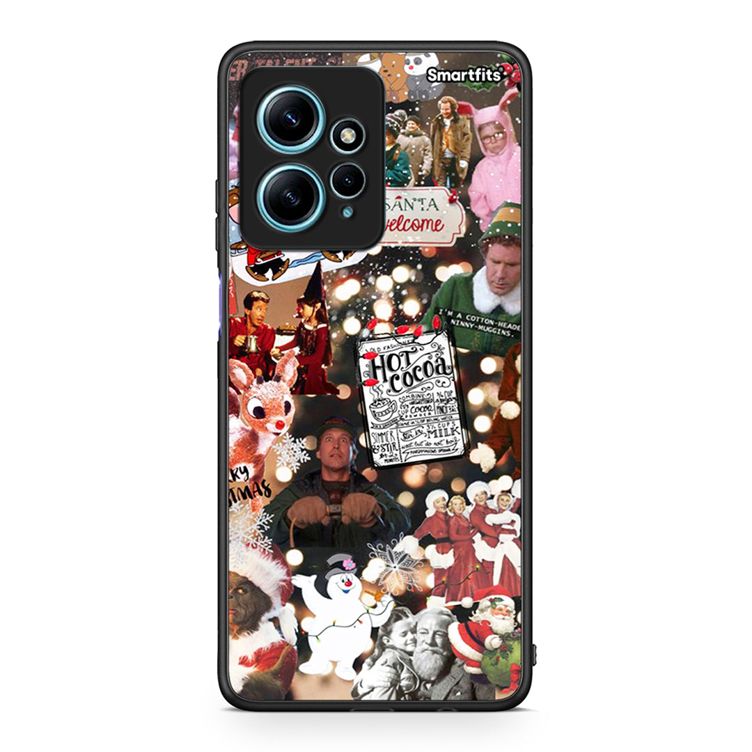 Θήκη Xiaomi Redmi Note 12 4G / Redmi K60 Pro Xmas Movies από τη Smartfits με σχέδιο στο πίσω μέρος και μαύρο περίβλημα | Xiaomi Redmi Note 12 4G / Redmi K60 Pro Xmas Movies Case with Colorful Back and Black Bezels