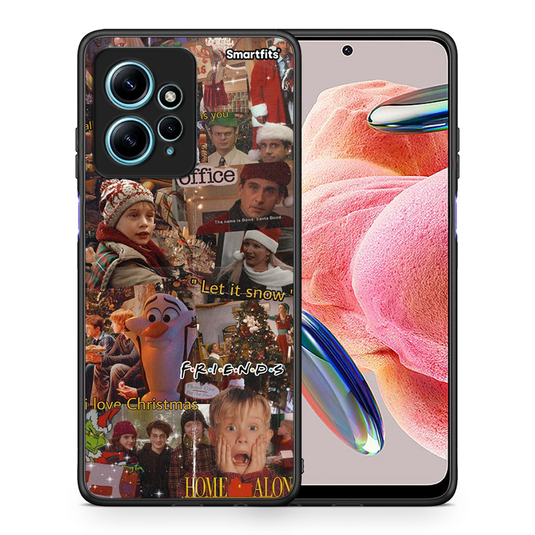 Θήκη Xiaomi Redmi Note 12 4G / Redmi K60 Pro Xmas Wishes από τη Smartfits με σχέδιο στο πίσω μέρος και μαύρο περίβλημα | Xiaomi Redmi Note 12 4G / Redmi K60 Pro Xmas Wishes Case with Colorful Back and Black Bezels