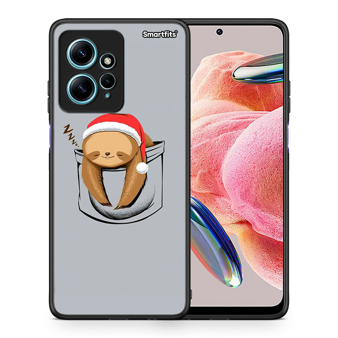 Θήκη Xiaomi Redmi Note 12 4G / Redmi K60 Pro Xmas Zzzz από τη Smartfits με σχέδιο στο πίσω μέρος και μαύρο περίβλημα | Xiaomi Redmi Note 12 4G / Redmi K60 Pro Xmas Zzzz Case with Colorful Back and Black Bezels