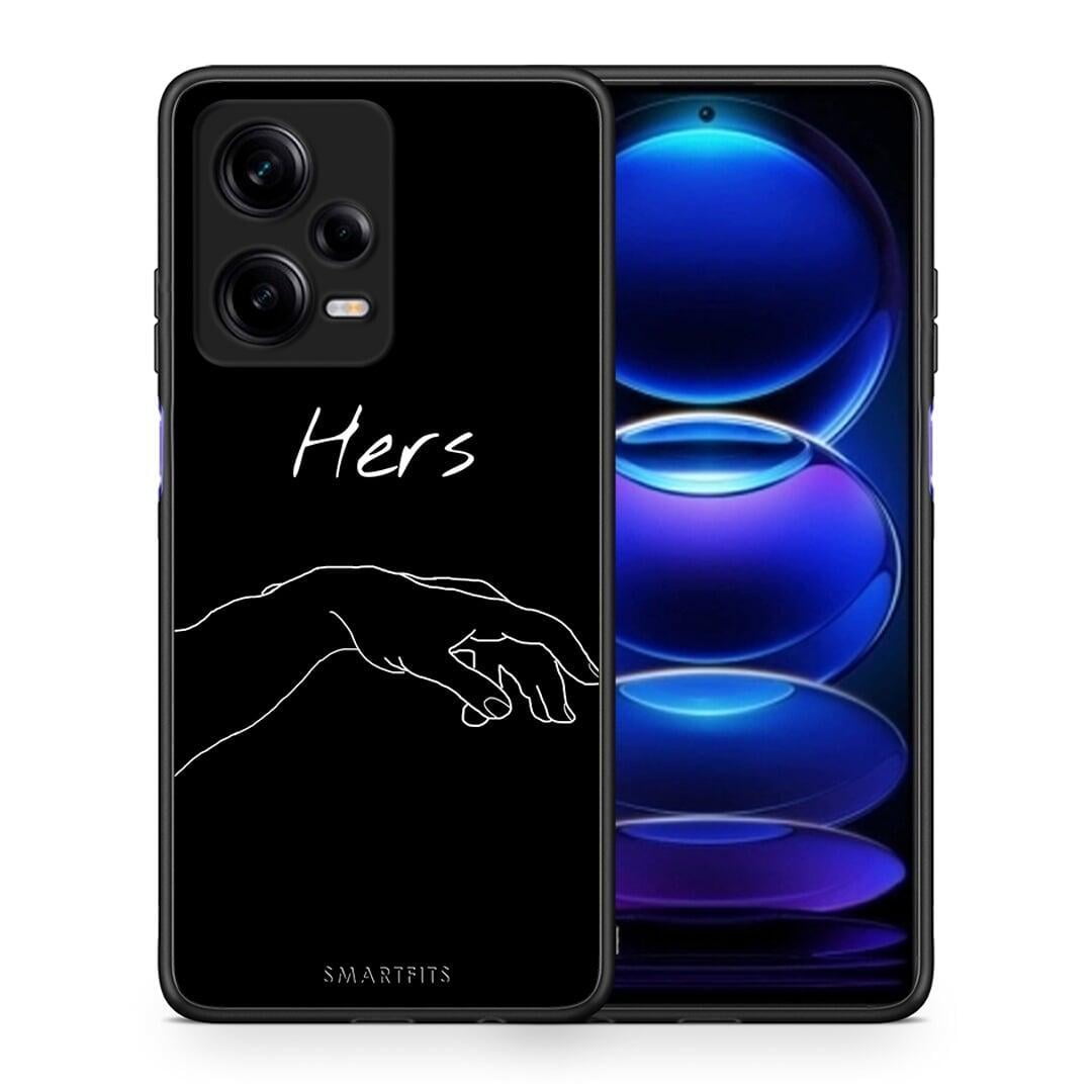 Θήκη Xiaomi Redmi Note 12 Pro 5G Aesthetic Love 1 από τη Smartfits με σχέδιο στο πίσω μέρος και μαύρο περίβλημα | Xiaomi Redmi Note 12 Pro 5G Aesthetic Love 1 Case with Colorful Back and Black Bezels