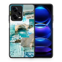 Thumbnail for Θήκη Xiaomi Redmi Note 12 Pro 5G Aesthetic Summer από τη Smartfits με σχέδιο στο πίσω μέρος και μαύρο περίβλημα | Xiaomi Redmi Note 12 Pro 5G Aesthetic Summer Case with Colorful Back and Black Bezels