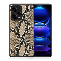 Thumbnail for Θήκη Xiaomi Redmi Note 12 Pro 5G Animal Fashion Snake από τη Smartfits με σχέδιο στο πίσω μέρος και μαύρο περίβλημα | Xiaomi Redmi Note 12 Pro 5G Animal Fashion Snake Case with Colorful Back and Black Bezels