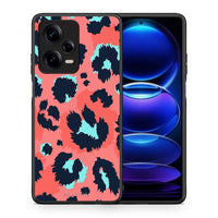 Thumbnail for Θήκη Xiaomi Redmi Note 12 Pro 5G Animal Pink Leopard από τη Smartfits με σχέδιο στο πίσω μέρος και μαύρο περίβλημα | Xiaomi Redmi Note 12 Pro 5G Animal Pink Leopard Case with Colorful Back and Black Bezels