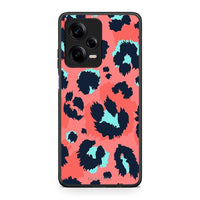 Thumbnail for Θήκη Xiaomi Redmi Note 12 Pro 5G Animal Pink Leopard από τη Smartfits με σχέδιο στο πίσω μέρος και μαύρο περίβλημα | Xiaomi Redmi Note 12 Pro 5G Animal Pink Leopard Case with Colorful Back and Black Bezels