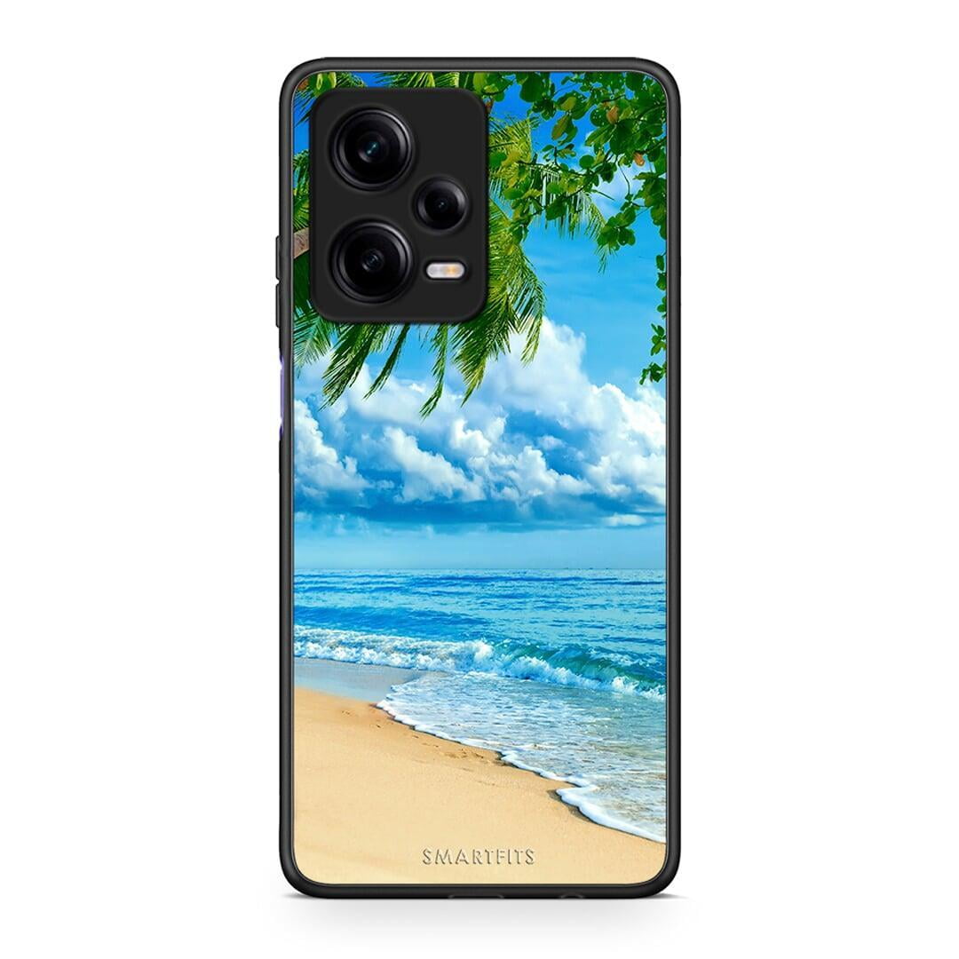 Θήκη Xiaomi Redmi Note 12 Pro 5G Beautiful Beach από τη Smartfits με σχέδιο στο πίσω μέρος και μαύρο περίβλημα | Xiaomi Redmi Note 12 Pro 5G Beautiful Beach Case with Colorful Back and Black Bezels