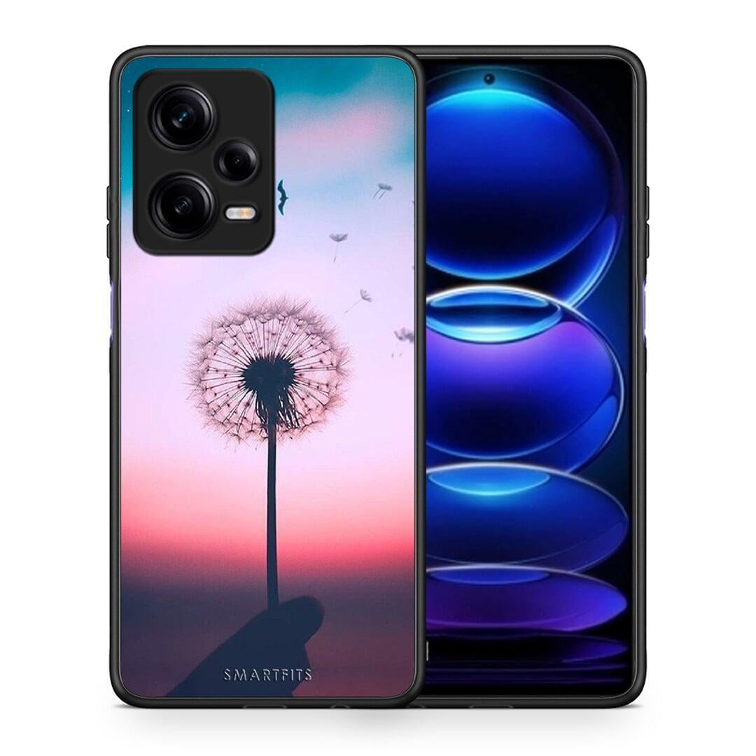 Θήκη Xiaomi Redmi Note 12 Pro 5G Boho Wish από τη Smartfits με σχέδιο στο πίσω μέρος και μαύρο περίβλημα | Xiaomi Redmi Note 12 Pro 5G Boho Wish Case with Colorful Back and Black Bezels