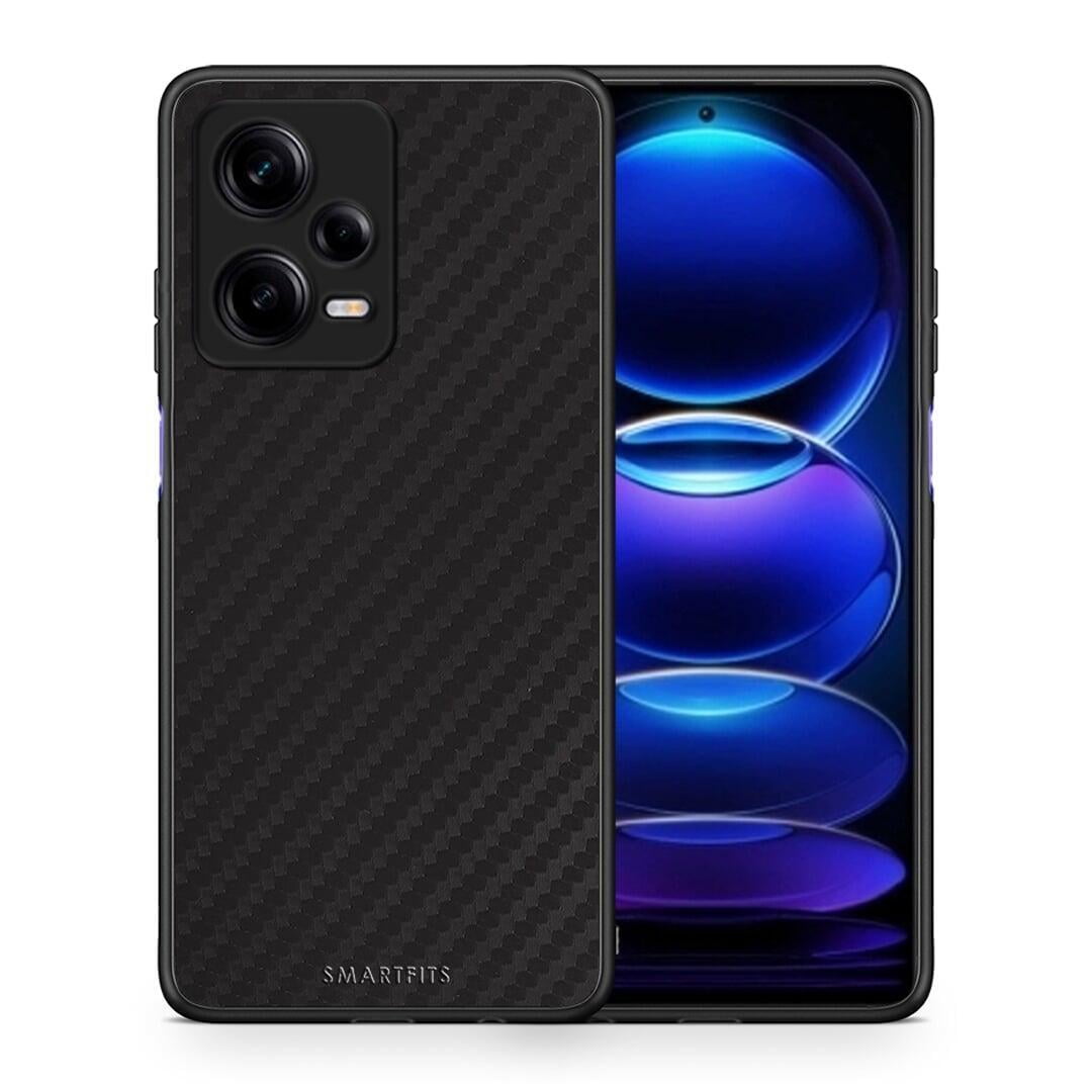 Θήκη Xiaomi Redmi Note 12 Pro 5G Carbon Black από τη Smartfits με σχέδιο στο πίσω μέρος και μαύρο περίβλημα | Xiaomi Redmi Note 12 Pro 5G Carbon Black Case with Colorful Back and Black Bezels