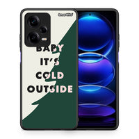 Thumbnail for Θήκη Xiaomi Redmi Note 12 Pro 5G Cold Outside από τη Smartfits με σχέδιο στο πίσω μέρος και μαύρο περίβλημα | Xiaomi Redmi Note 12 Pro 5G Cold Outside Case with Colorful Back and Black Bezels