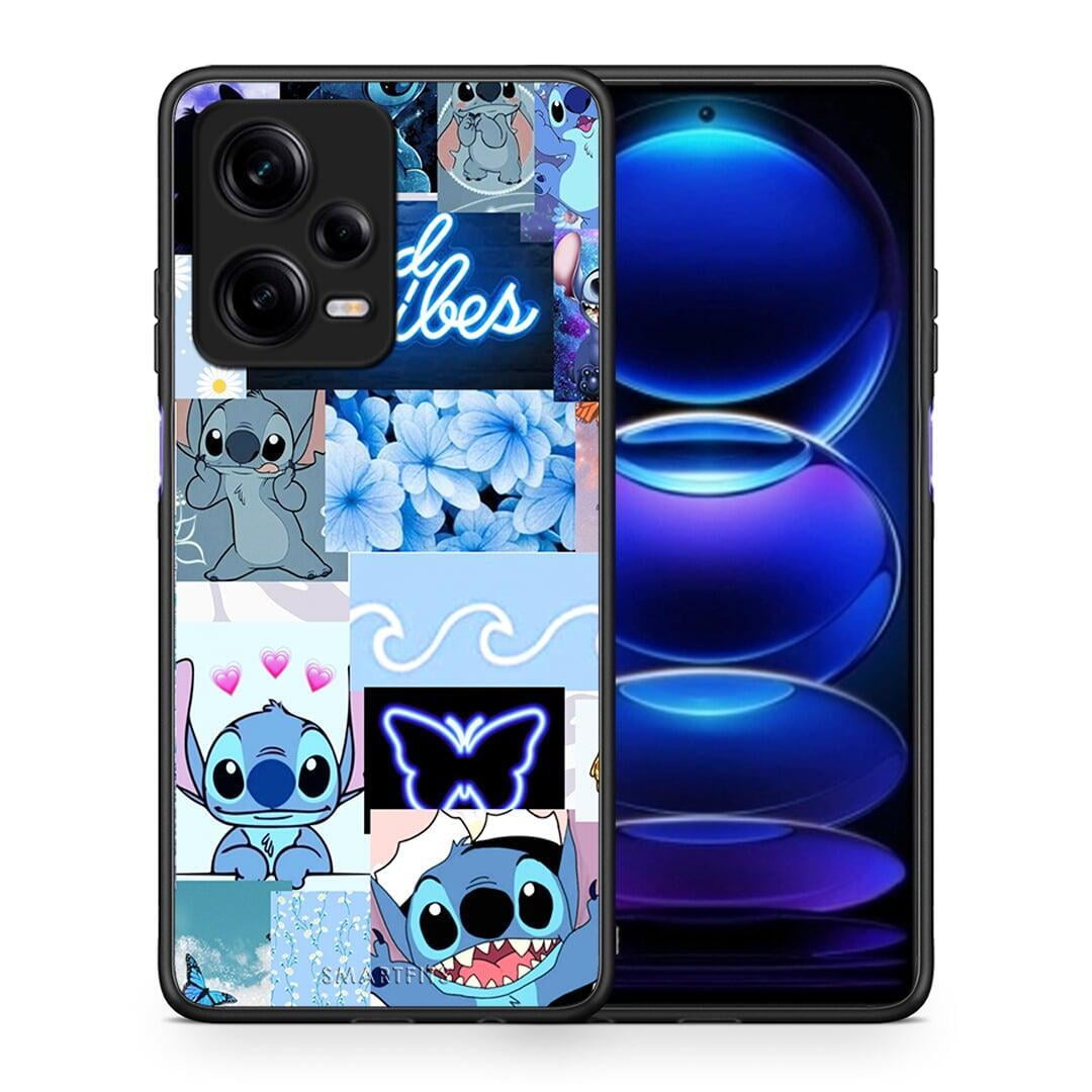 Θήκη Xiaomi Redmi Note 12 Pro 5G Collage Good Vibes από τη Smartfits με σχέδιο στο πίσω μέρος και μαύρο περίβλημα | Xiaomi Redmi Note 12 Pro 5G Collage Good Vibes Case with Colorful Back and Black Bezels