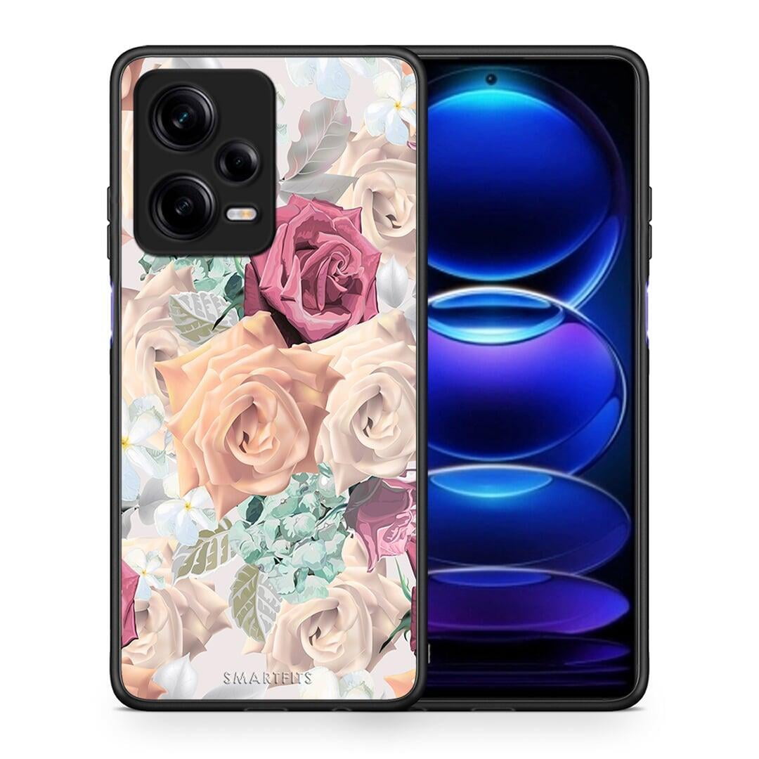 Θήκη Xiaomi Redmi Note 12 Pro 5G Floral Bouquet από τη Smartfits με σχέδιο στο πίσω μέρος και μαύρο περίβλημα | Xiaomi Redmi Note 12 Pro 5G Floral Bouquet Case with Colorful Back and Black Bezels