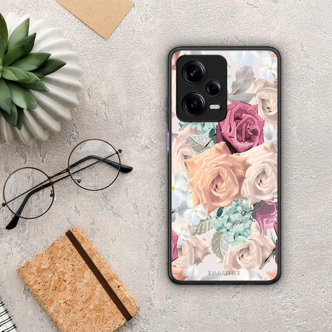 Θήκη Xiaomi Redmi Note 12 Pro 5G Floral Bouquet από τη Smartfits με σχέδιο στο πίσω μέρος και μαύρο περίβλημα | Xiaomi Redmi Note 12 Pro 5G Floral Bouquet Case with Colorful Back and Black Bezels