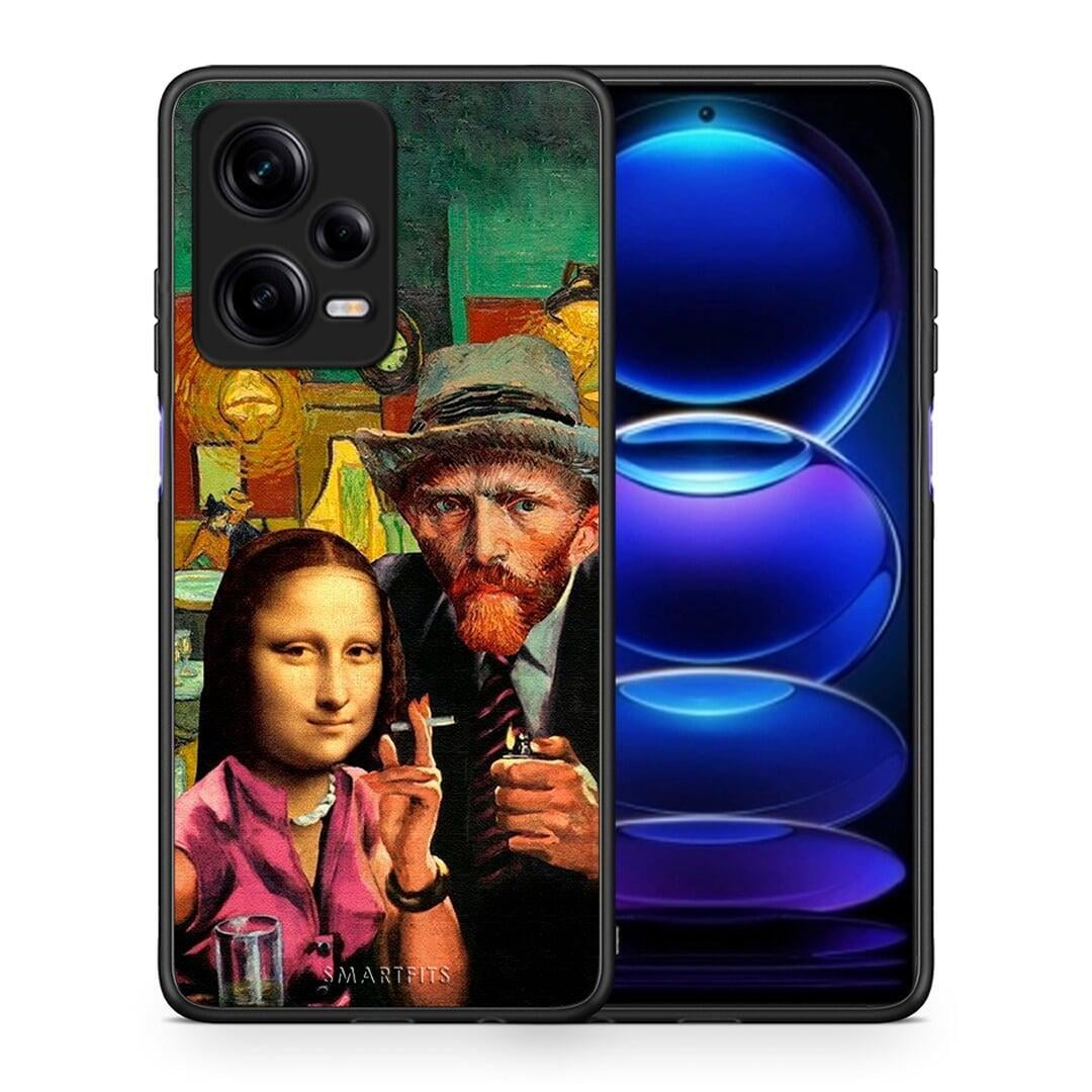 Θήκη Xiaomi Redmi Note 12 Pro 5G Funny Art από τη Smartfits με σχέδιο στο πίσω μέρος και μαύρο περίβλημα | Xiaomi Redmi Note 12 Pro 5G Funny Art Case with Colorful Back and Black Bezels