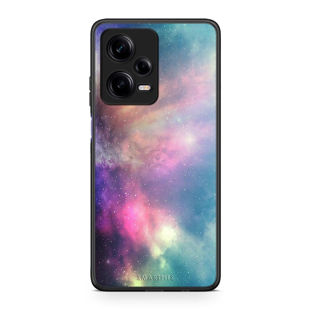 Θήκη Xiaomi Redmi Note 12 Pro 5G Galactic Rainbow από τη Smartfits με σχέδιο στο πίσω μέρος και μαύρο περίβλημα | Xiaomi Redmi Note 12 Pro 5G Galactic Rainbow Case with Colorful Back and Black Bezels