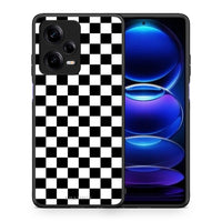 Thumbnail for Θήκη Xiaomi Redmi Note 12 Pro 5G Geometric Squares από τη Smartfits με σχέδιο στο πίσω μέρος και μαύρο περίβλημα | Xiaomi Redmi Note 12 Pro 5G Geometric Squares Case with Colorful Back and Black Bezels