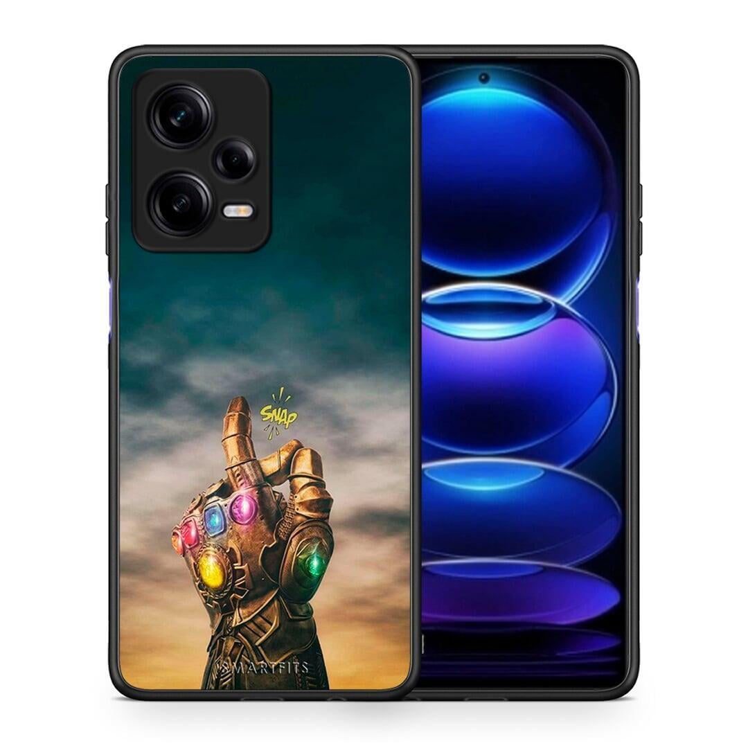 Θήκη Xiaomi Redmi Note 12 Pro 5G Infinity Snap από τη Smartfits με σχέδιο στο πίσω μέρος και μαύρο περίβλημα | Xiaomi Redmi Note 12 Pro 5G Infinity Snap Case with Colorful Back and Black Bezels