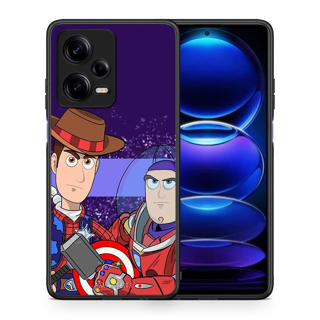 Θήκη Xiaomi Redmi Note 12 Pro 5G Infinity Story από τη Smartfits με σχέδιο στο πίσω μέρος και μαύρο περίβλημα | Xiaomi Redmi Note 12 Pro 5G Infinity Story Case with Colorful Back and Black Bezels