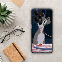 Thumbnail for Θήκη Xiaomi Redmi Note 12 Pro 5G Lady And Tramp 1 από τη Smartfits με σχέδιο στο πίσω μέρος και μαύρο περίβλημα | Xiaomi Redmi Note 12 Pro 5G Lady And Tramp 1 Case with Colorful Back and Black Bezels