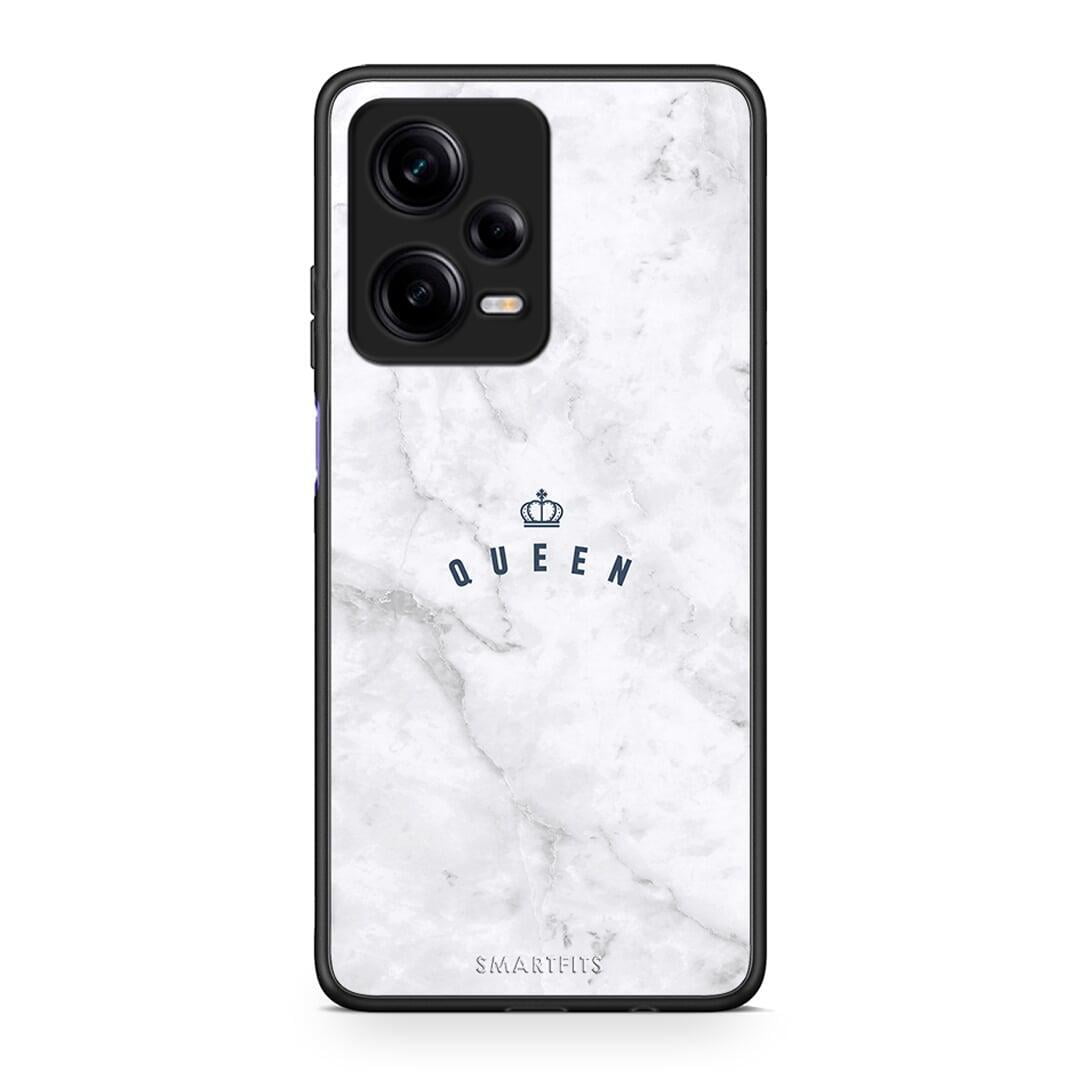 Θήκη Xiaomi Redmi Note 12 Pro 5G Marble Queen από τη Smartfits με σχέδιο στο πίσω μέρος και μαύρο περίβλημα | Xiaomi Redmi Note 12 Pro 5G Marble Queen Case with Colorful Back and Black Bezels