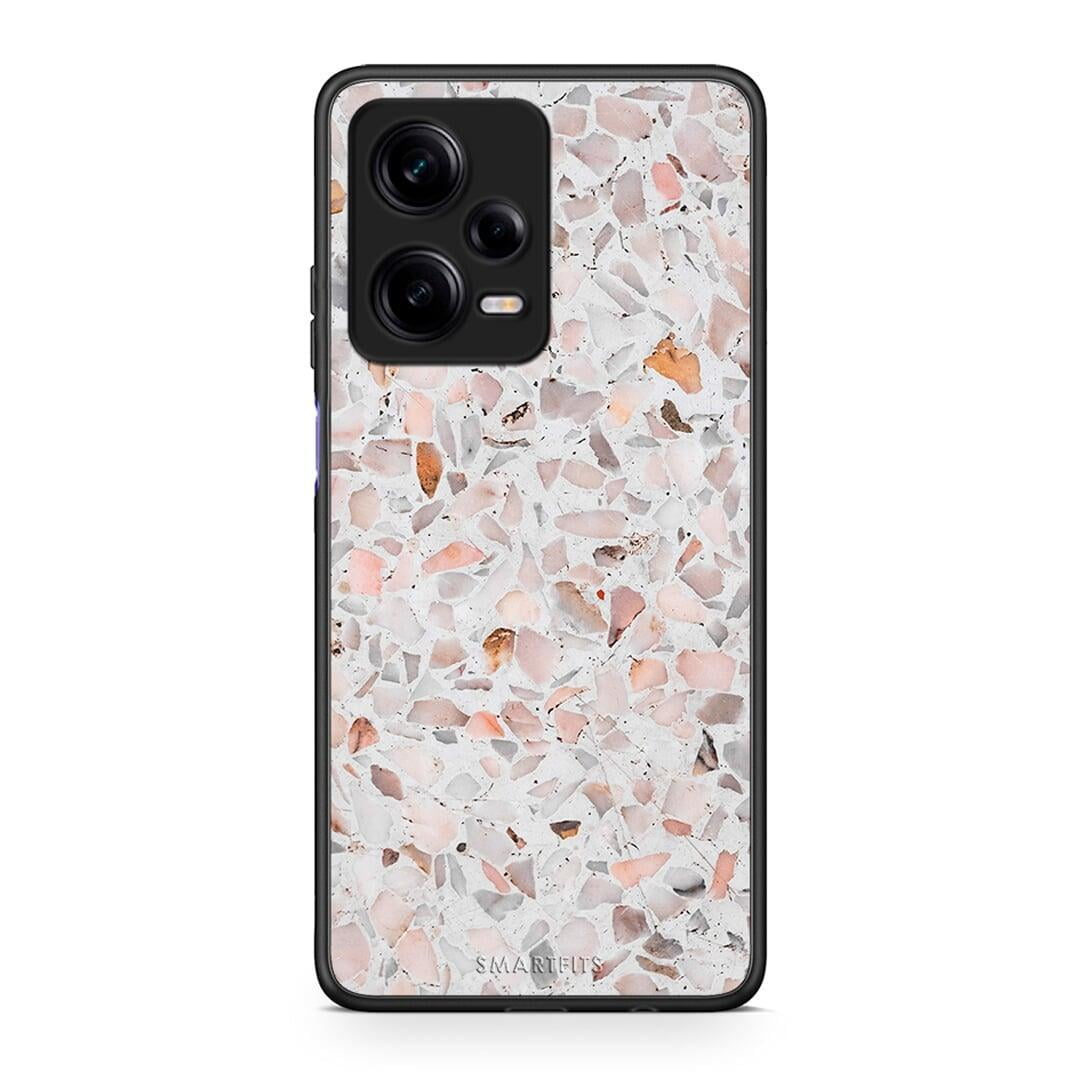 Θήκη Xiaomi Redmi Note 12 Pro 5G Marble Terrazzo από τη Smartfits με σχέδιο στο πίσω μέρος και μαύρο περίβλημα | Xiaomi Redmi Note 12 Pro 5G Marble Terrazzo Case with Colorful Back and Black Bezels