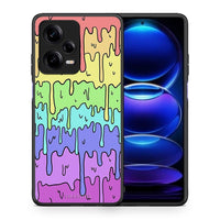 Thumbnail for Θήκη Xiaomi Redmi Note 12 Pro 5G Melting Rainbow από τη Smartfits με σχέδιο στο πίσω μέρος και μαύρο περίβλημα | Xiaomi Redmi Note 12 Pro 5G Melting Rainbow Case with Colorful Back and Black Bezels