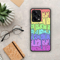 Thumbnail for Θήκη Xiaomi Redmi Note 12 Pro 5G Melting Rainbow από τη Smartfits με σχέδιο στο πίσω μέρος και μαύρο περίβλημα | Xiaomi Redmi Note 12 Pro 5G Melting Rainbow Case with Colorful Back and Black Bezels