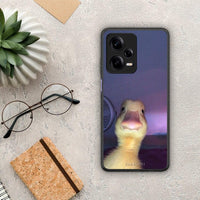 Thumbnail for Θήκη Xiaomi Redmi Note 12 Pro 5G Meme Duck από τη Smartfits με σχέδιο στο πίσω μέρος και μαύρο περίβλημα | Xiaomi Redmi Note 12 Pro 5G Meme Duck Case with Colorful Back and Black Bezels