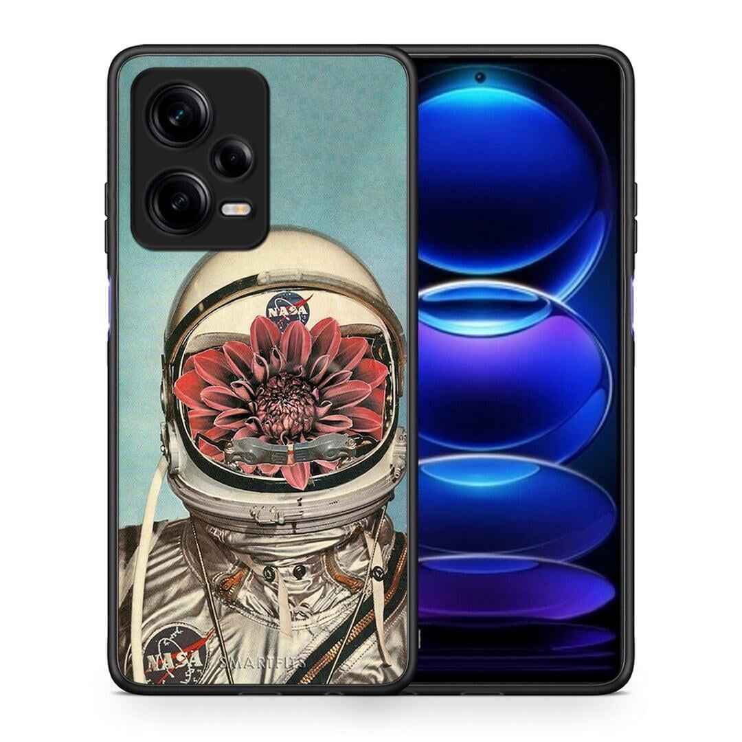 Θήκη Xiaomi Redmi Note 12 Pro 5G Nasa Bloom από τη Smartfits με σχέδιο στο πίσω μέρος και μαύρο περίβλημα | Xiaomi Redmi Note 12 Pro 5G Nasa Bloom Case with Colorful Back and Black Bezels